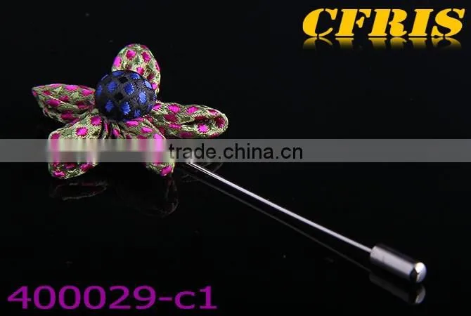 2016 New arriving spot flower,six color cloth lapel pin c1-d6