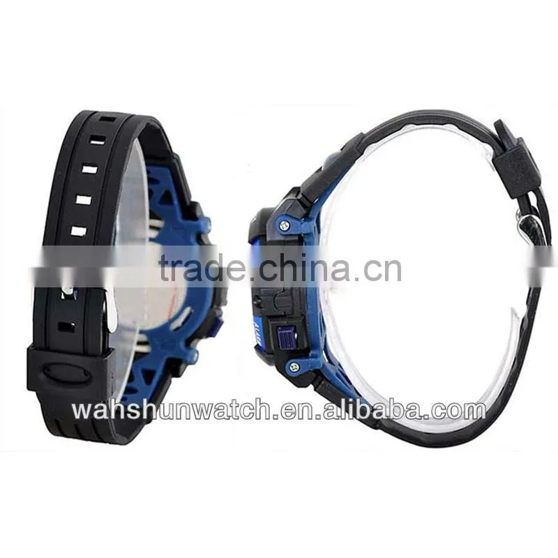 10 ATM water resistant digital watches with led light and alarm functions clock