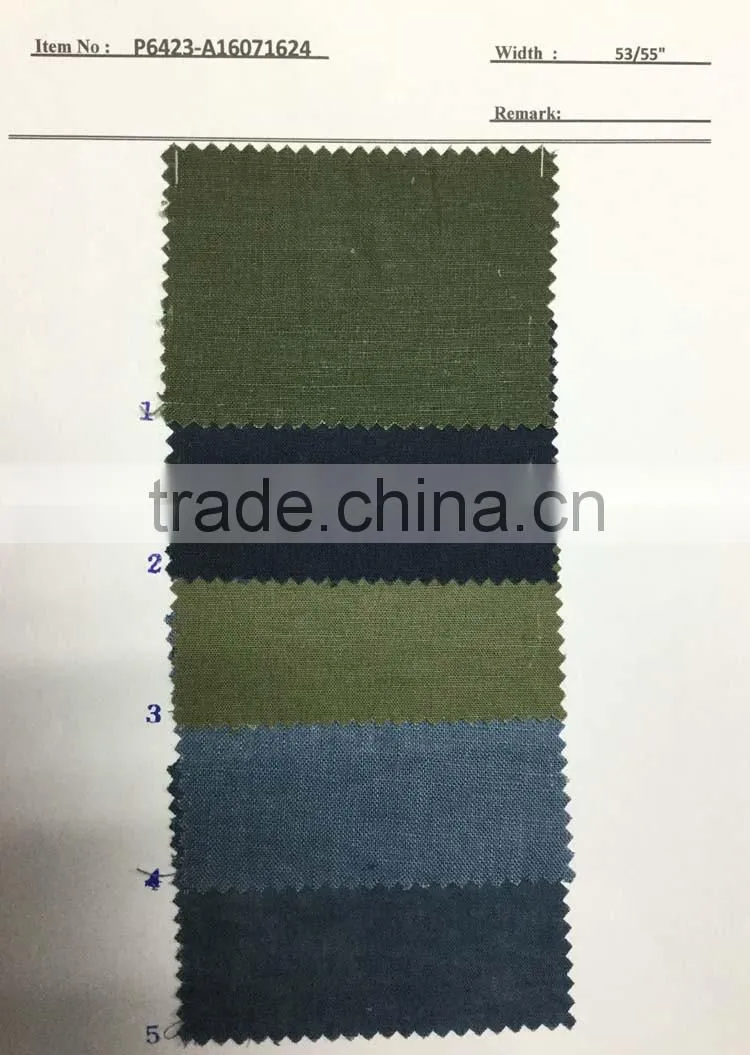 cotton linen fabrics stocklot wholesale P6524-A16071622