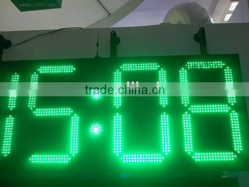 5" IP43 6 Digits Led Digital Clock Display, Hangrand high quality led clock display