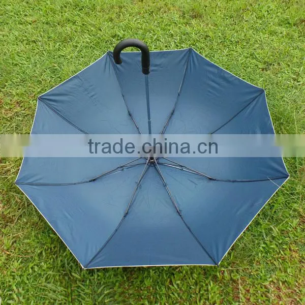 Silver-coated outdoor large sun umbrella
