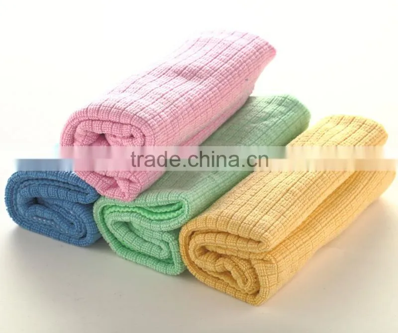 Lattice shiny microfiber fabric