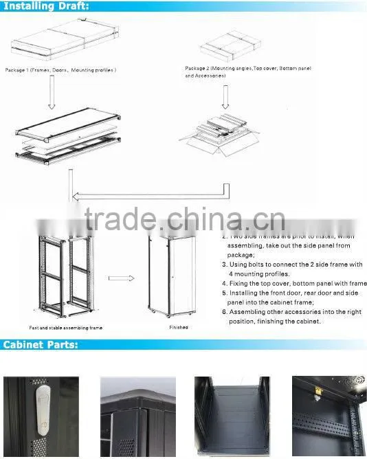 Network Cabinet 42U JA Server Cabinet
