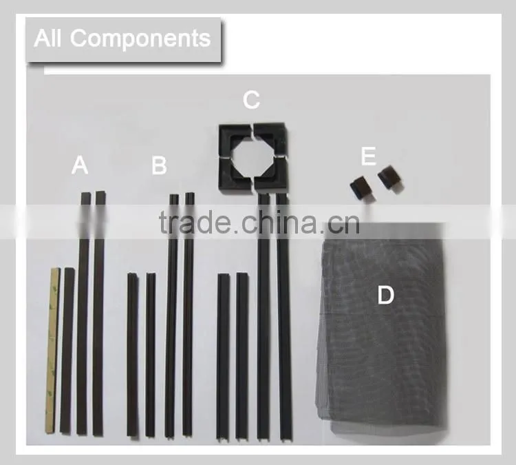 Hot sale magnetic window fly screen OEM size
