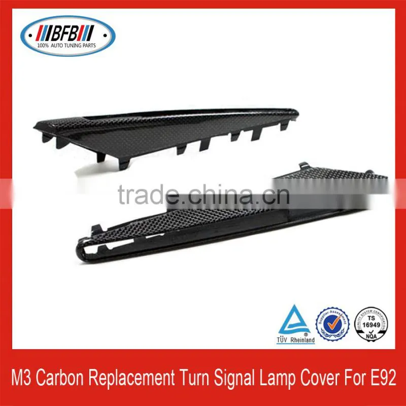 Carbon Fiber Fender Side Grill Cover For BMW M3 M4 F80 F82 Replacement Cover