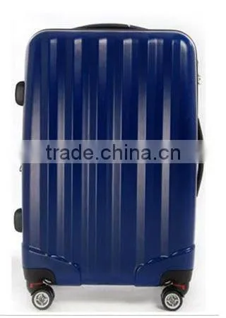 2015 china factory trolley case hot sell iron semitransparent ABS+PC carry-on luggage/carry-on travel bag/carry-on suitcase