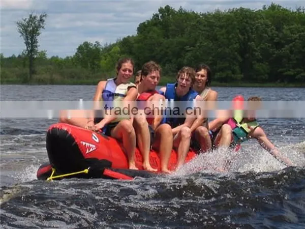 inflatable banana boat, inflatable banana red boat, towing boat for sale