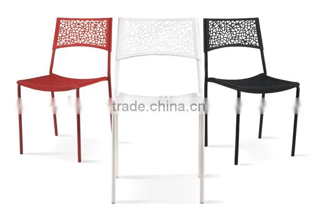 Iron metal chair legs metal frame stackable chair