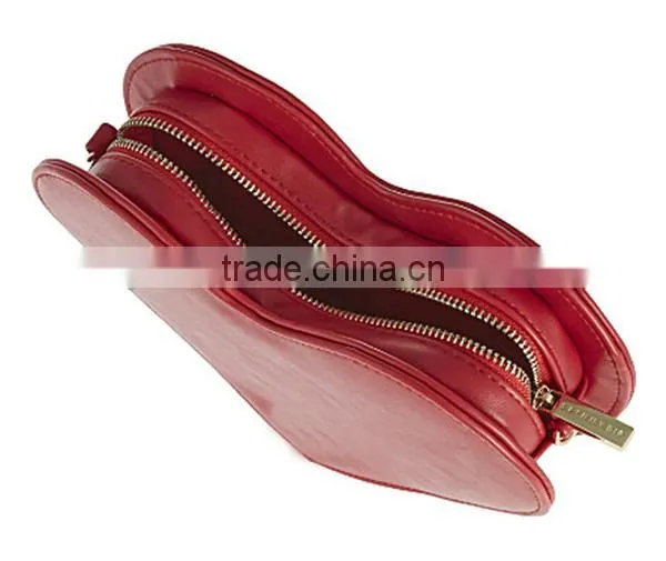 Red PU Leather Kids Shoulder Bag