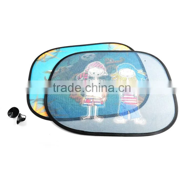 Nylon mesh fabric car sunshade/car side shade