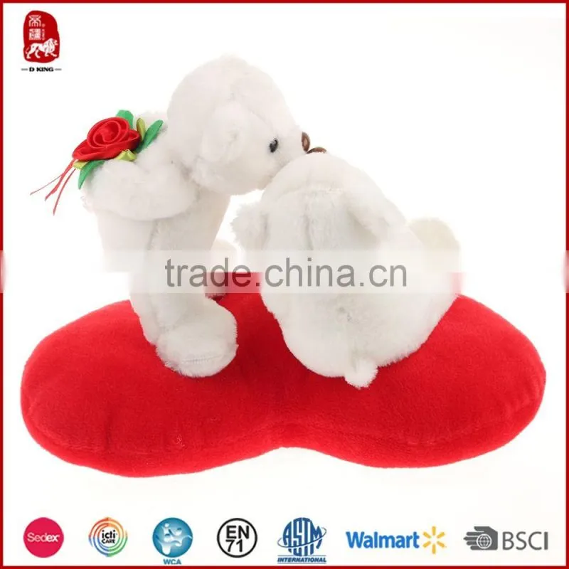 Stuffed Love Heart Mini Teddy Bear Kissy Teddy Bear Wedding Bear