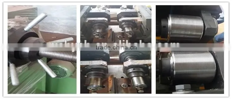 High efficiency rebar thread rolling machine