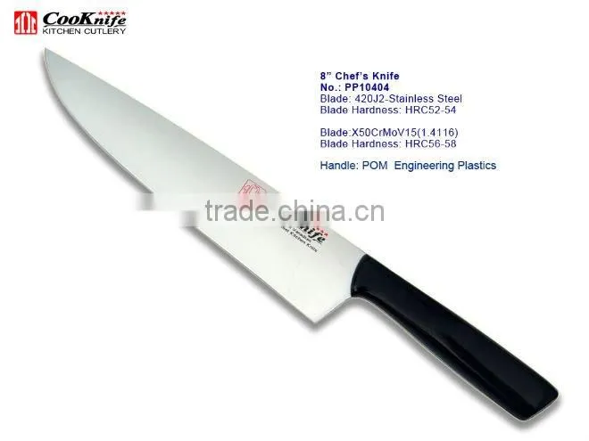 Plastic Handle 8.5 inch Food Carving knife
