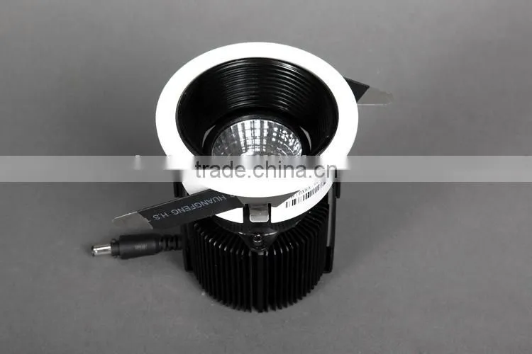 6w 9w 13w led spot light with black anti-glare inner ring