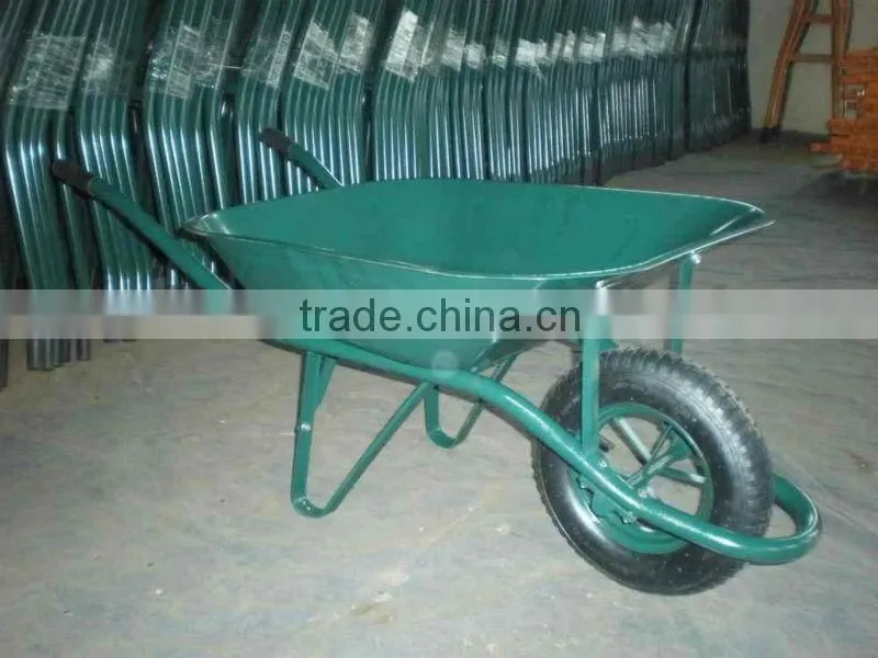 galvanized bucket wheel barrow WB6400 log carrier wheel barrow