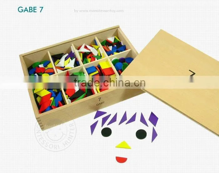 GABE 3 First Block Series, Preschool Educational Frobel Toys