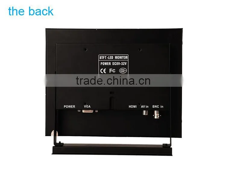 8inch Professional LCD CCTV monitor for the Video microscope
