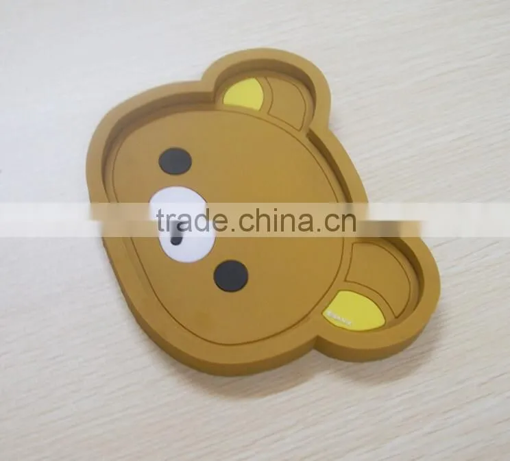 Bear silicone cup coaster