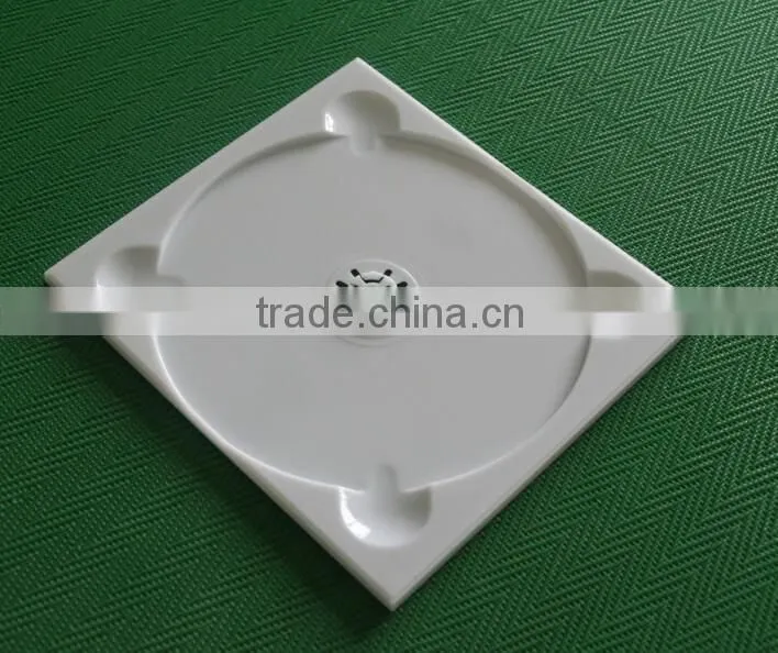 CD tray manufacturer milk white cd case single sided cd box 5mm cd tray
