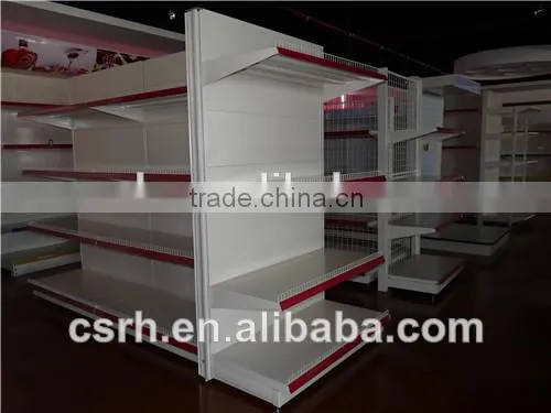 RH-HSP03 Factory Custom Single Side Metal Supermarket Rack