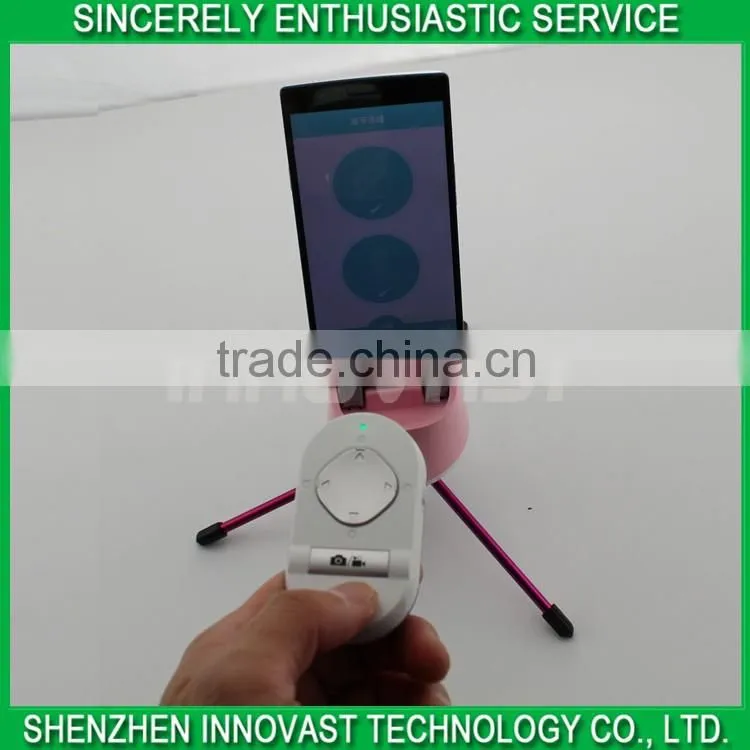 Bluetooth Connected Smart Selfie Robot /Mobile Phone Holder 360 degree Rotate Face Tracking