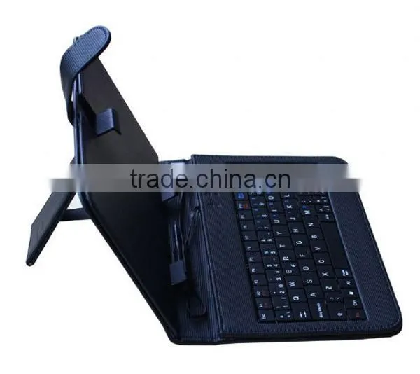 9 inch keyboard leather case for tablet pc