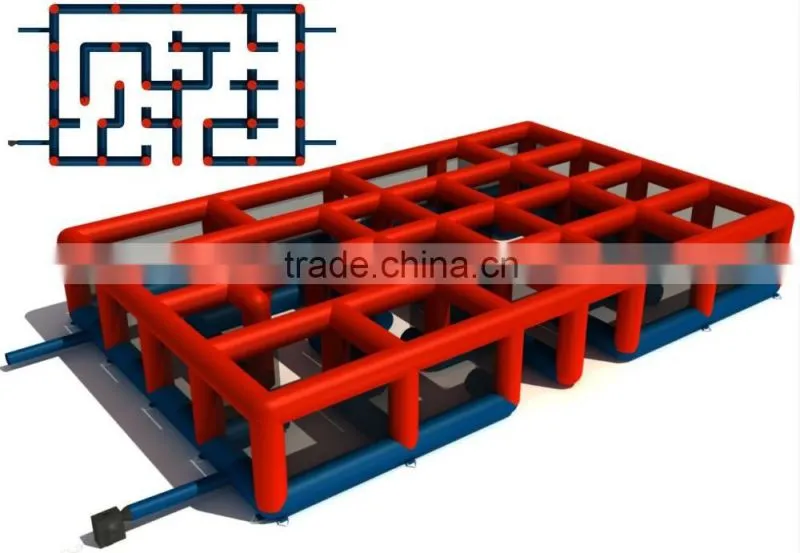 7.5x12x2mH Commercial grade giant inflatable maze for sale inflatable games