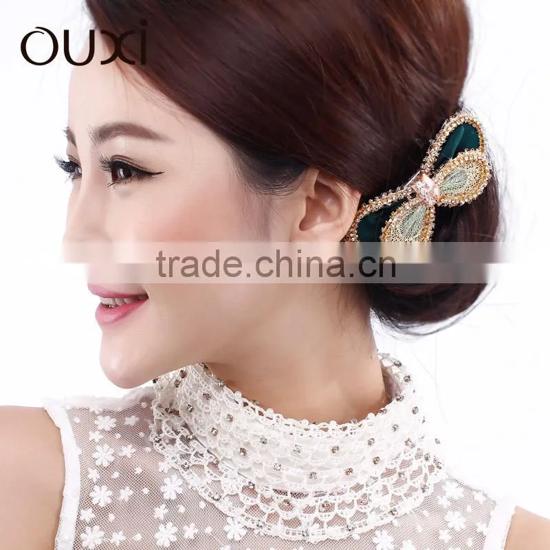 2015 OUXI fashionable handmade traditional hair accessories 90026