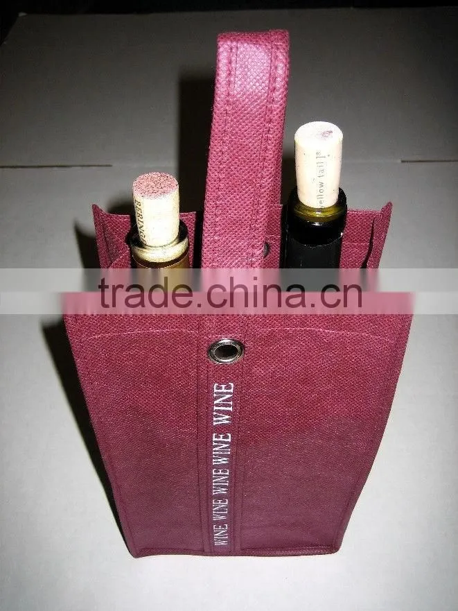 Promote Green Ideas Gift Bags For Wine Bottles 2 Bottle Wine Bag