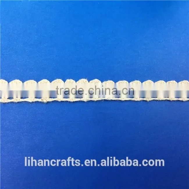 Wholesale High Quality H1109E Lace Ribbon,Crocheted Lace,100% Cotton Lace