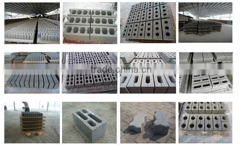 Professional automatic cement block making machine plant QTJ5-20