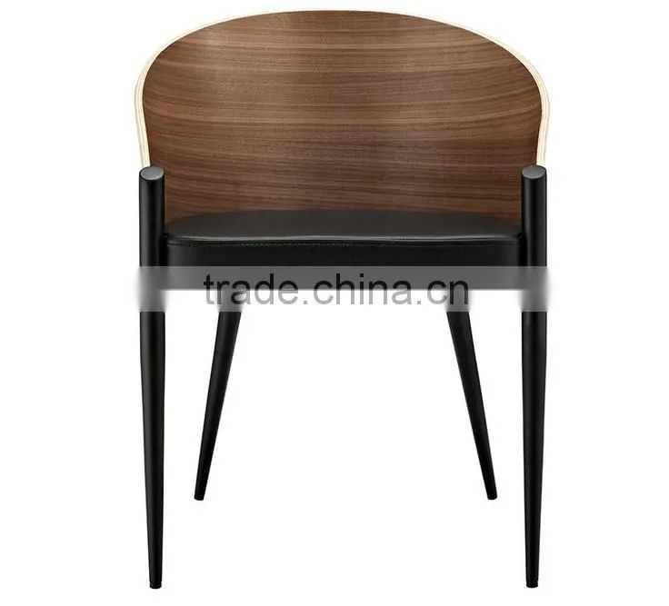 mid century modern cooper dining armchair in WALNUT