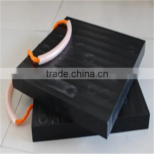 mobile jack mat/ yellow crane lifting outrigger