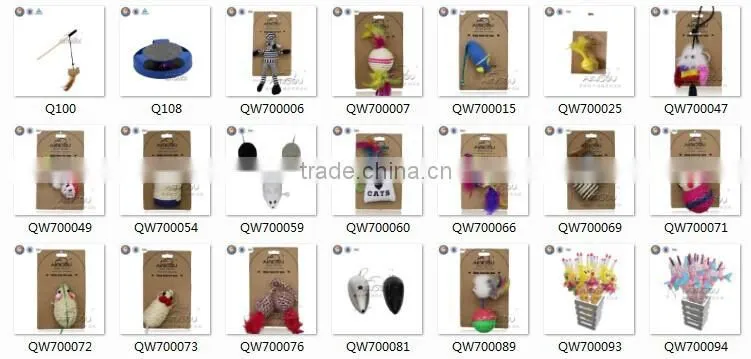 Wholesale Cute Mouse Pet Christmas Toys & Fleece Rope Pet Toys Cat Toys
