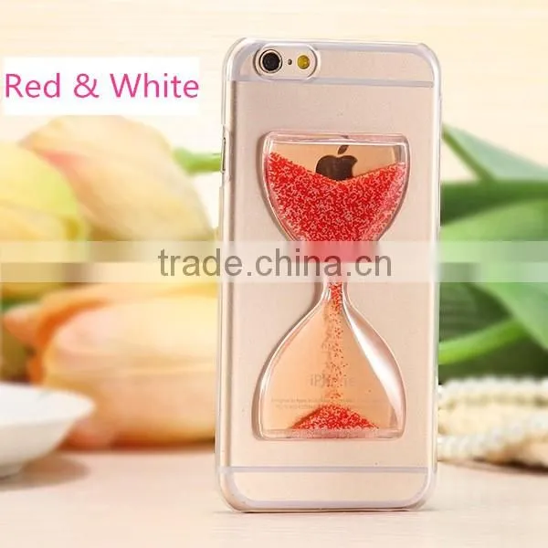 Fantastic Hourglass Design Colorful Clear PC Case for IPhone 6 /6s /6 plus