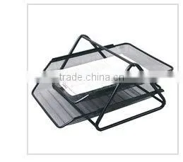 Hot Sale 2-Layers Metal Mesh Office Organizer/file tray/office tray