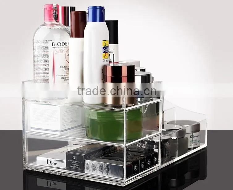 with drawer cosmetic acrylic storage box