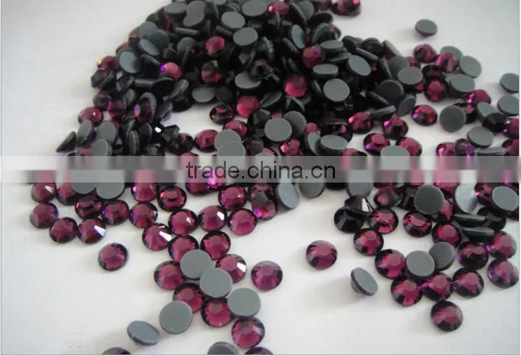 wholesale flat back resin DMC crystal resin hotfix rhinestone