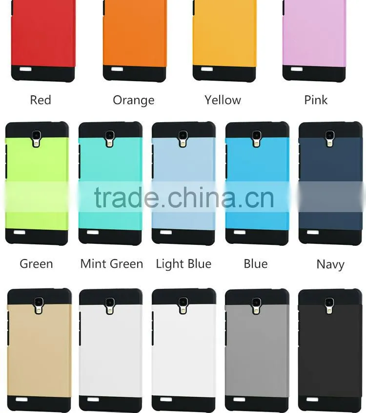 LZB Hot selling colorful armor cover for xiaomi redmi note armor case