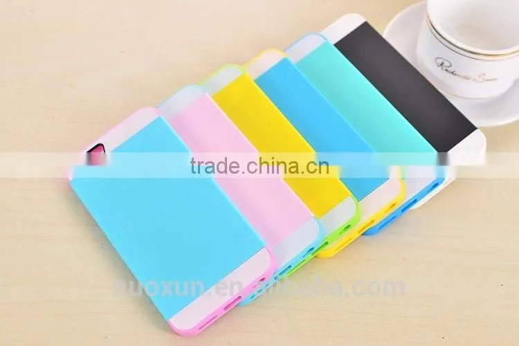 Blue/Pink Hard Soft High Impact Case Cover for Apple iPhone 6