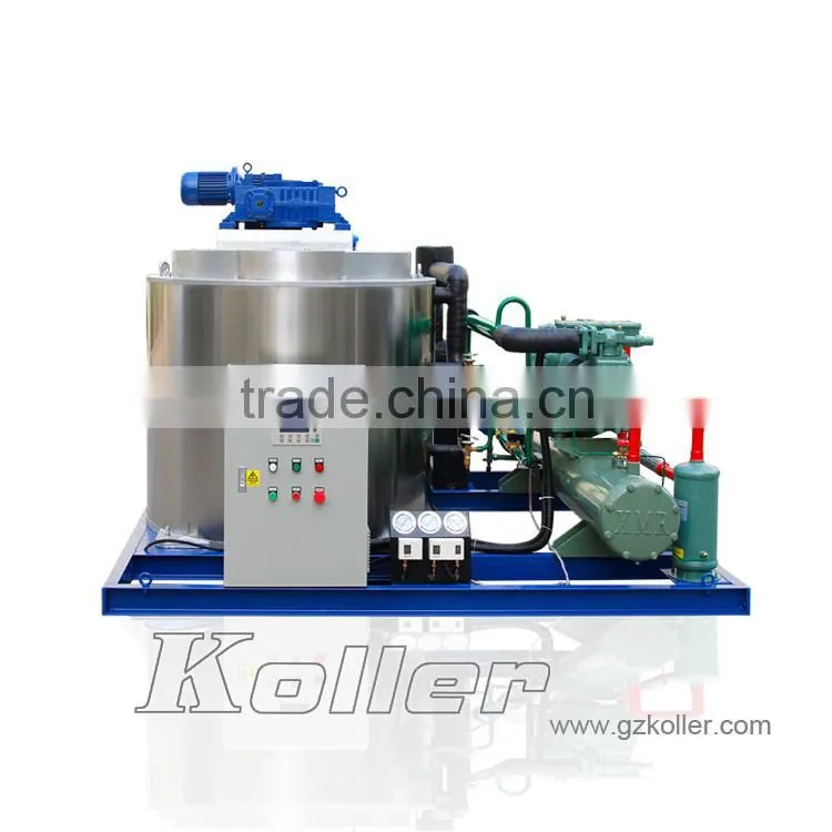 8 Tons large capacity Flake Ice Machine for Food Processing