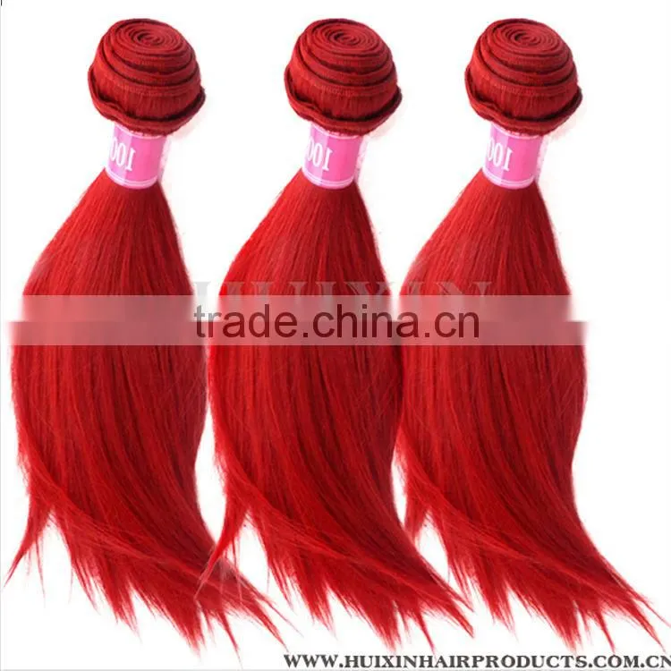 cartoon characters Red Hair,wine red weave,red closures