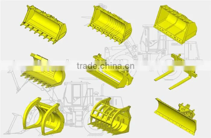 OEM Manufacture Wheel Loader Snow plow 1100*3500mm For LG938L Loader