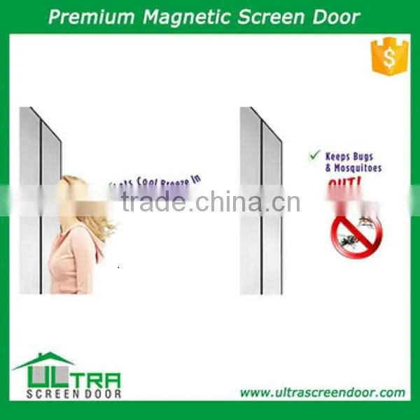 Let fresh air in anti mosquito screen door curtain