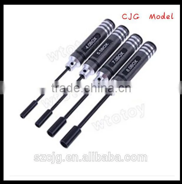 high quality Hex 4pcs stainless steel hex wrench Tools Kit Set for RC Helicopter