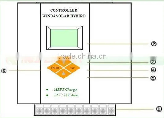 600w mppt charge controller for solar and wind power system. CE,ROHS,ISO9001 certification.
