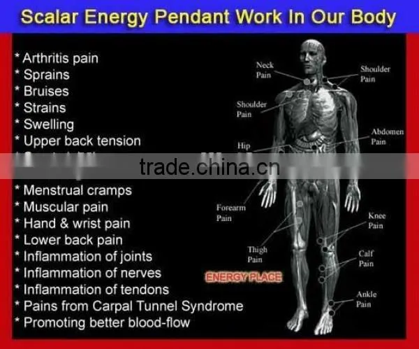 Biowill scalar energy pendant with angel design