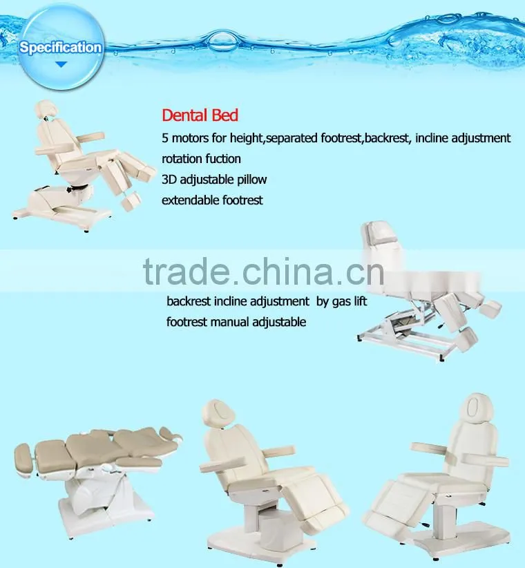 Doshower cheap salon furniture used electric massage table and facial bed with stool
