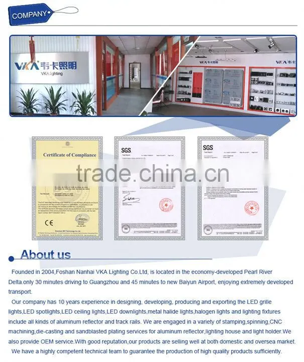 Higher quality commercial led track spotlight dimmable 5000k