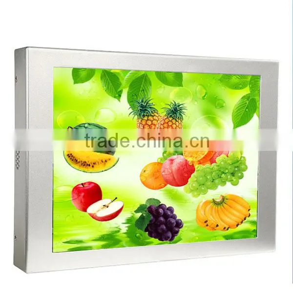 Hot 12.1inch motion sensor lcd kiosk display with android os 4.4 system for supermarkets advertising
